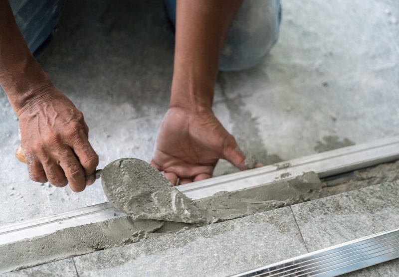 application du mélange